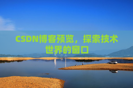 CSDN博客预览，探索技术世界的窗口